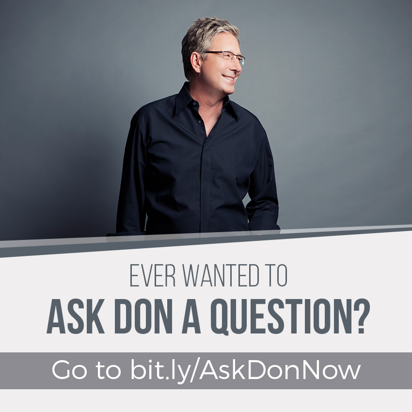 Ask Don A Question!