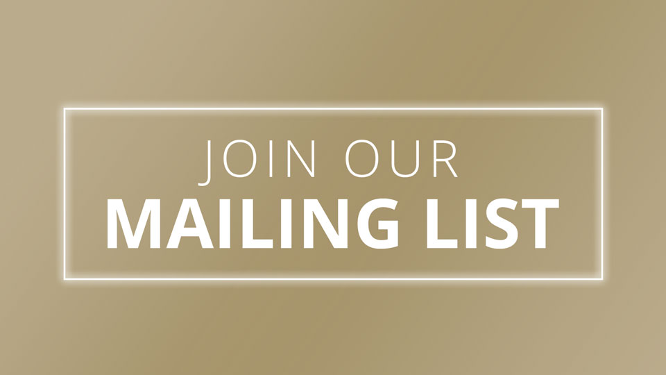 Join our mailing list and prayer team today!